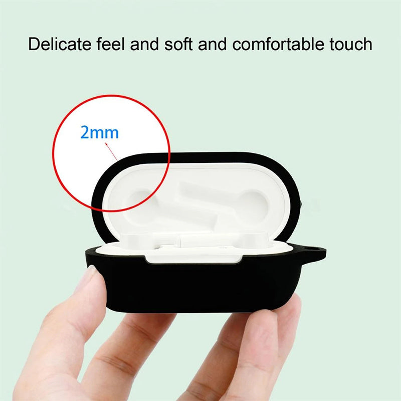 For OnePlus Buds Z2 Bluetooth Earphone Silicone Protective Case Drop-proof Cover with Anti-lost Buckle - Multi-color For OnePlus Buds Z2 Bluetooth Earphone Silicone Protective Case Drop-proof Cover with Anti-lost Buckle - Multi-color